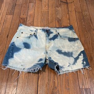 Vintage Levi’s Tye Dyed Cut Off Distressed Shorts
